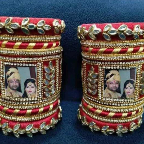 Silk Thread Bridal Bangles - all, all