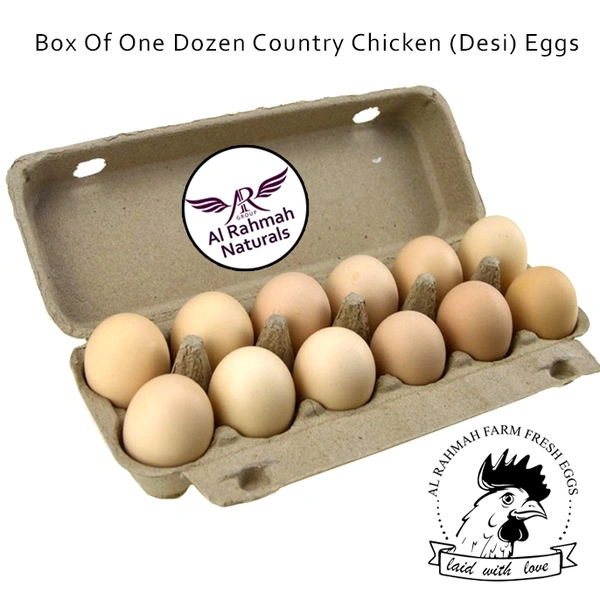 Desi Chicken Eggs One Dozen