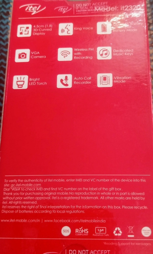ITEL MUZIKO 110