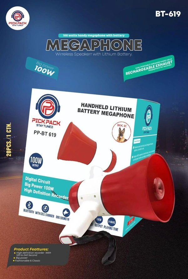 PICKPACK BT-619    Megaphone