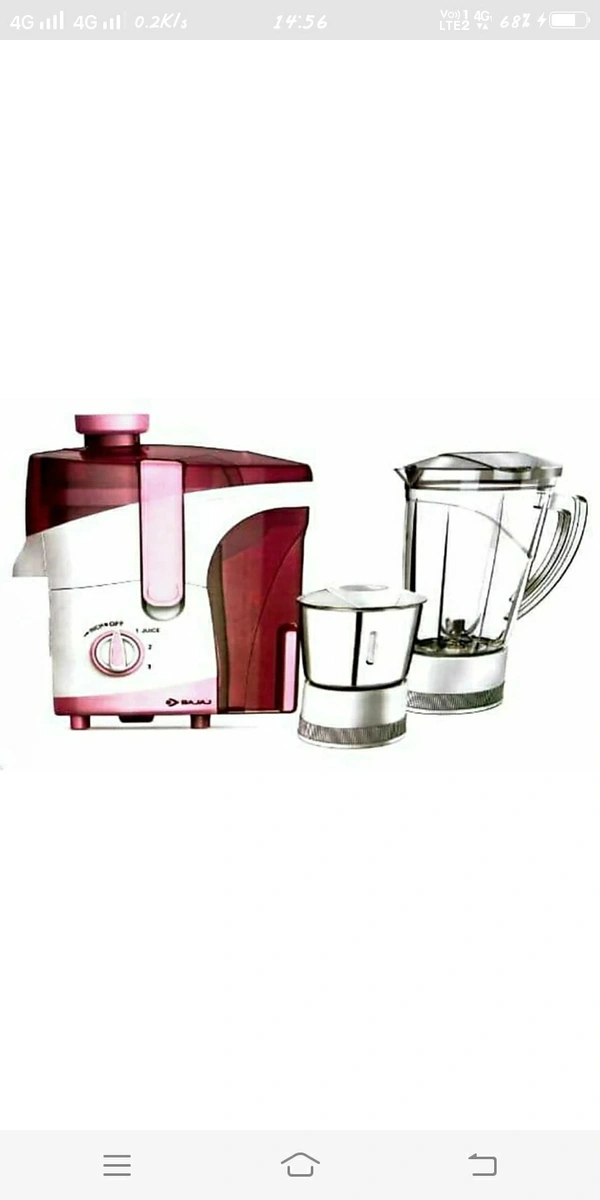 Bajaj Jx20 Juicer Mixer Grinder 