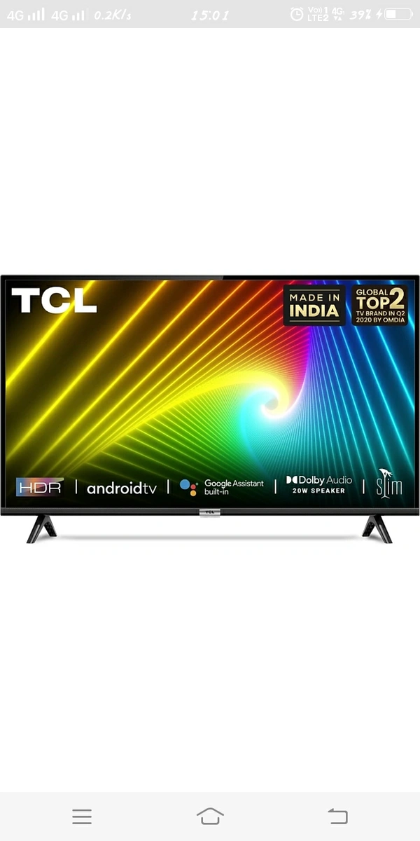 TCL 32inch Led TV Smart Android (32S6500)