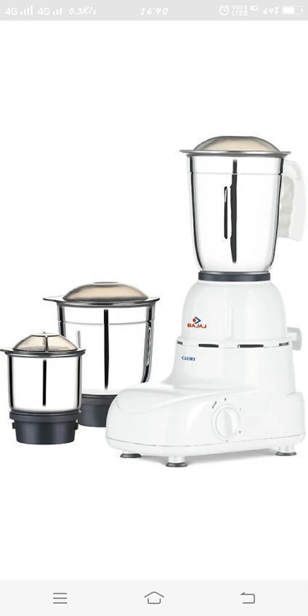Bajaj Glory Mixer Grinder 500Watt