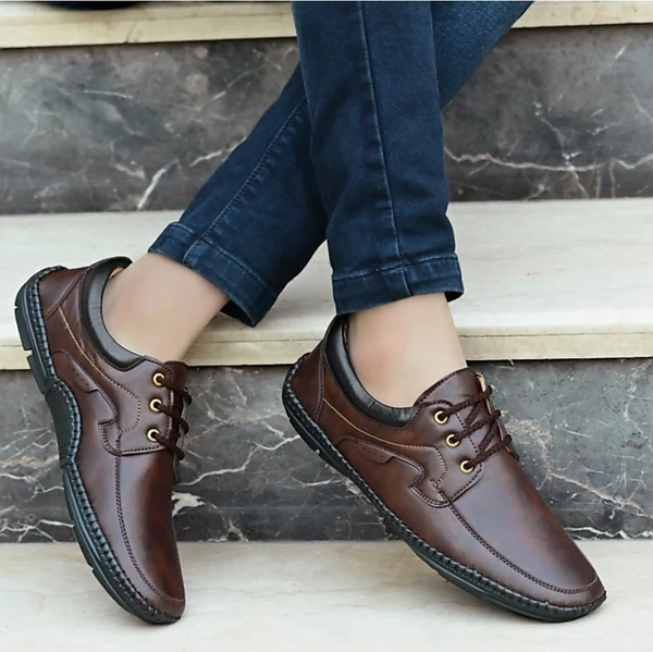 Lace Up Men  - Brown, (6)-(7)-(8)-(9)-(10)