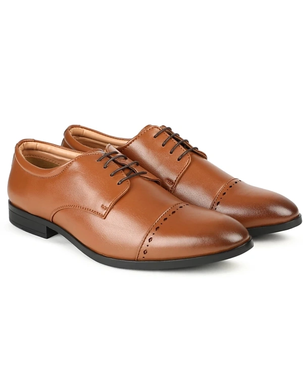 MAGNUS TOECAP Lace Up For Men (Tan) - Tan, (6)-(7)-(8)-(9)-(10)