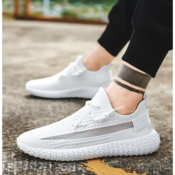Sports Shoes For Men Stylish  - withe , (6)-(7)-(8)-(9)-(10)