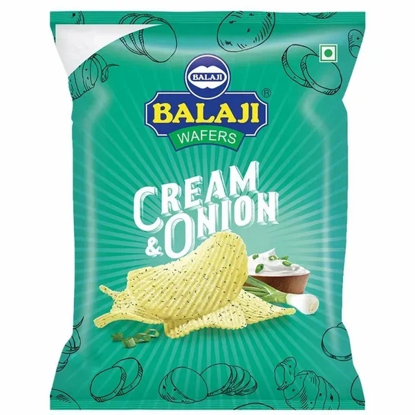 Balaji Wafers - 150gm, Cream & Onion