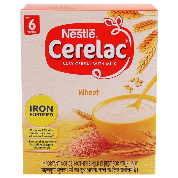 Nestle Cerelac From 6 To 12 Months - 300gm, Wheat