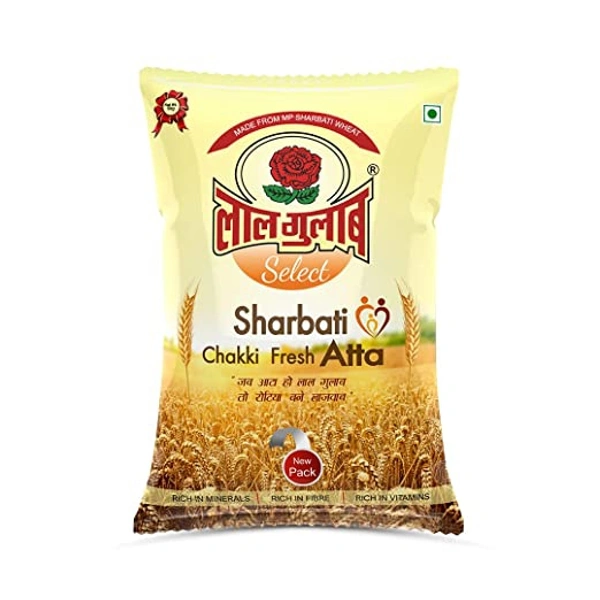 Lal Gulab Select Chakki Fresh Atta - 5kg