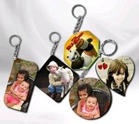 One Side Keyring With Your Photo/Design (UP01_S) - App. 5 Cm