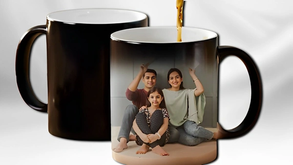 Magic Cup With Your Photo/Design (UP06) - Large (4*3 Inch.)