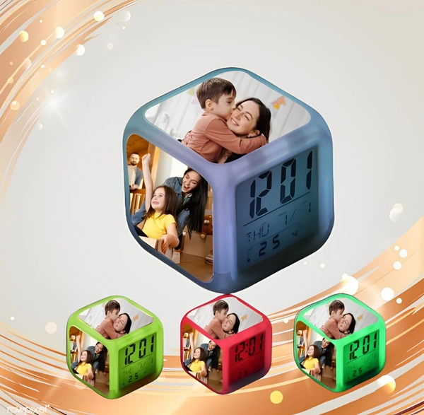 Alarm Clock (UP13) - Square In Shape (3*3Inch.)