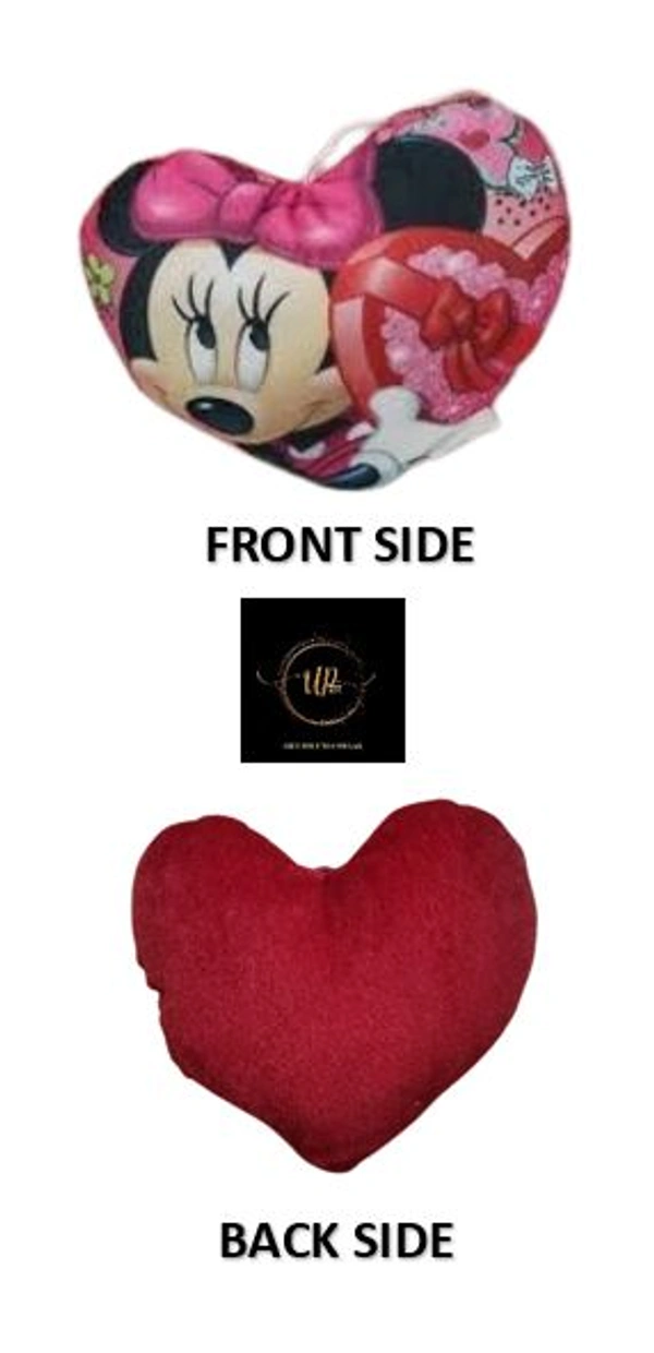 Mini Cushion With Your Photo(UP20) - Red, (3.5*4 Inch.)