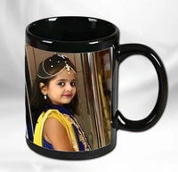 Two Tone Patched Cup With Your Photo/Design (UP05) - Large (4*3 Inch.)