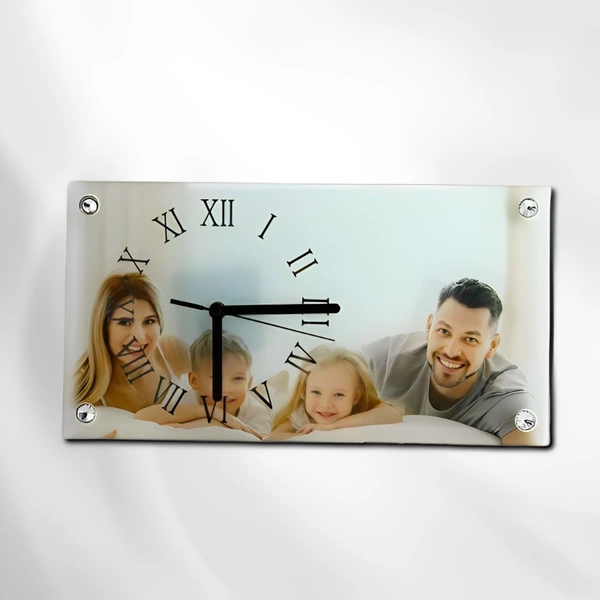 Table / Standing Clock With Your Photo (UP40) - 7 * 12 Inch.