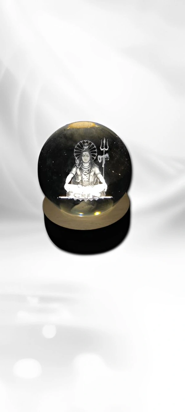 Crystal Ball Light Lamp 3D (DD01) - 8 * 5 Cm