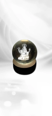 Crystal Ball Light Lamp 3D (DD01) - 8 * 5 Cm