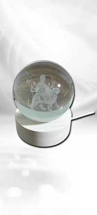 Crystal Ball Light Lamp 3D (DD01) - 8 * 5 Cm