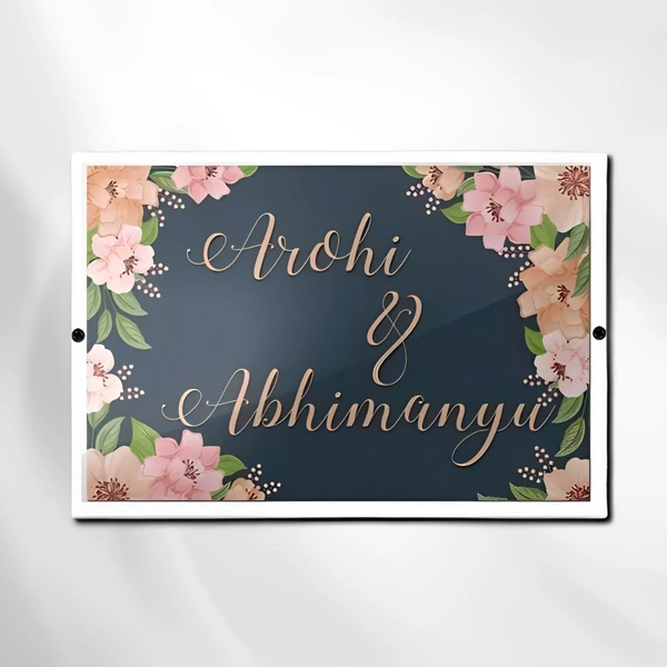 Name Plates With Your Photo/Design (UP43) - 12*8 Inch. (A4)