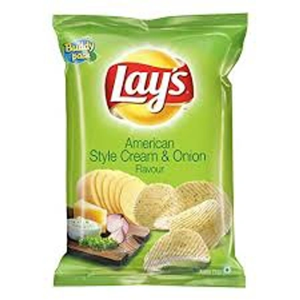 Lays Potato Chips - American Style Cream & Onion Flavour - 13.5gm