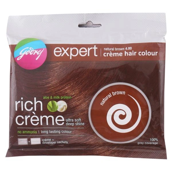 Godrej Hair Colour, Natural Brown - ( 20gm + 20ml )