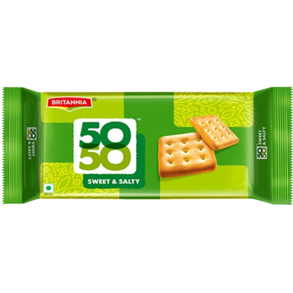 Britannia 50-50 Sweet & Salty Biscuit - 41gm