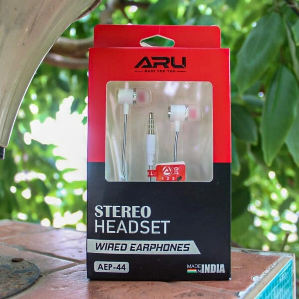 ARU Wired Earphones AEP-44 - WHITE