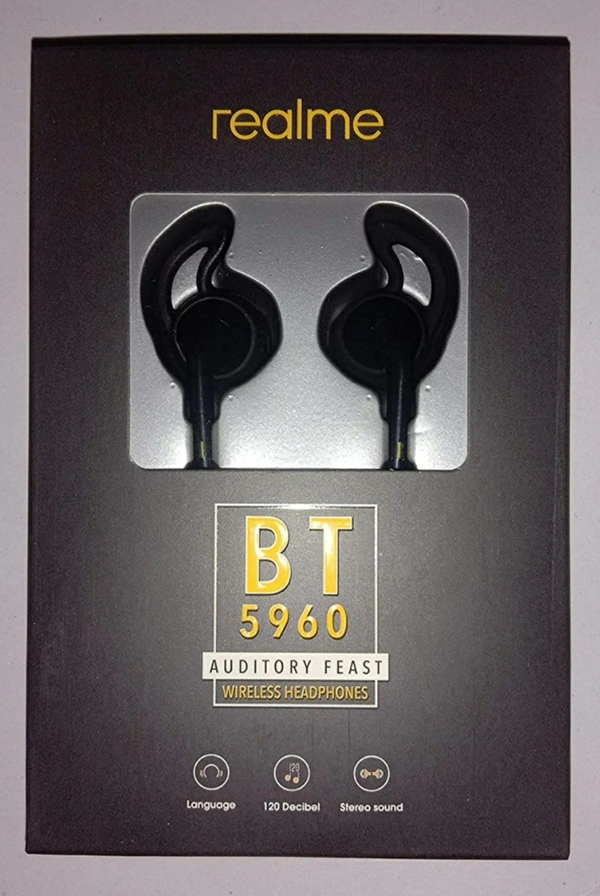 Realme Wireless Bluetooth BT 5960 - BLACK