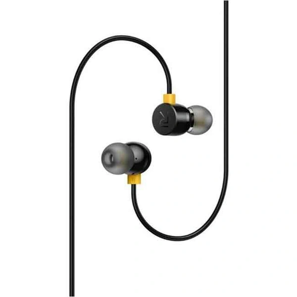 Realme Buds RMA101 In Ear Wired With Mic Earphones - BLACK