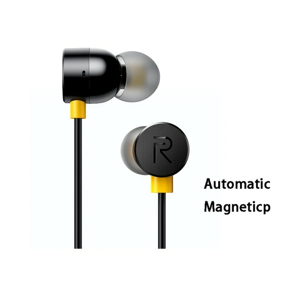 Realme Buds RMA101 In Ear Wired With Mic Earphones - BLACK