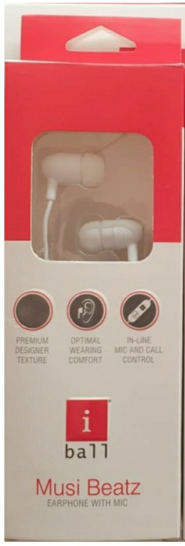 IBALL Musi Beatz Earphones - WHITE