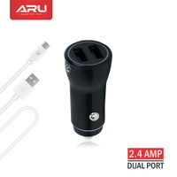ARU Car Charger Dual Usb ACC-21 - BLACK
