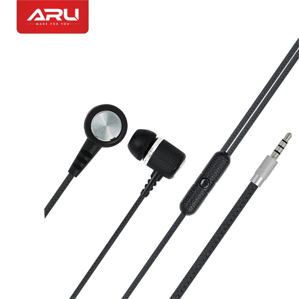 ARU Wired Earphones AEP-44 - BLACK