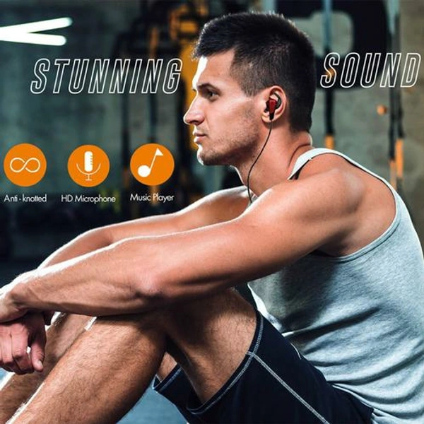 Conekt Wired Earphones M11 Sports - BLACK 