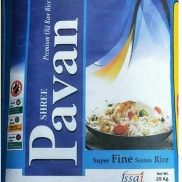 Shree Pavan Old Raw Rice - 25 KG
