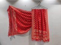 Solid Chiffon, Women Woven Dupattas - Black, 2.4 mtr