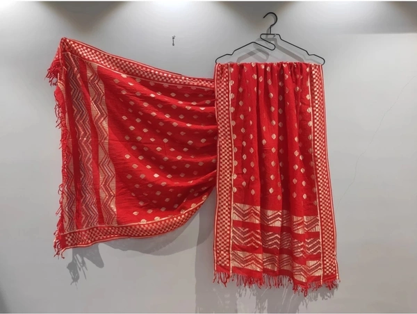 Solid Chiffon, Women Woven Dupattas - Black, 2.4 mtr