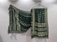 Solid Chiffon, Women Woven Dupattas - Black, 2.4 mtr