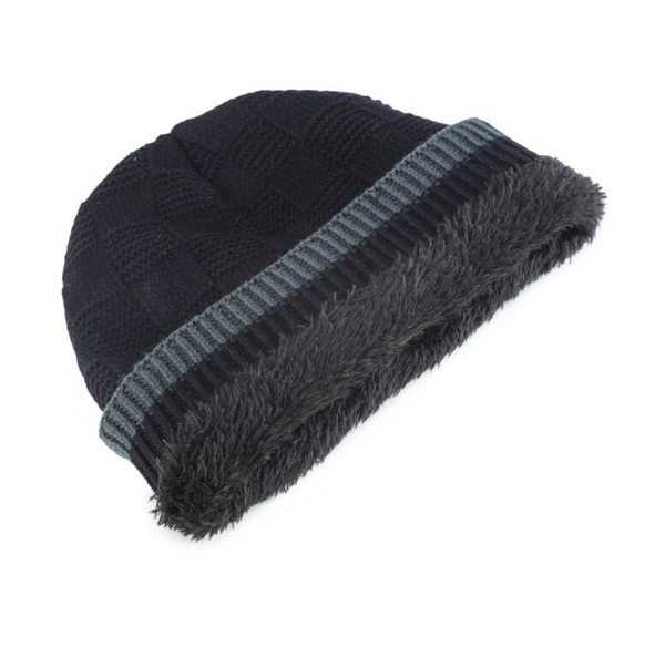 Men's Wollen Cap  - Assorted, Free Size