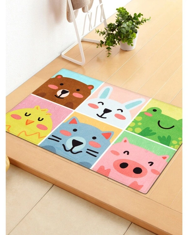 Story@Home Aqua Door Mat  - 16 x 24 inchs