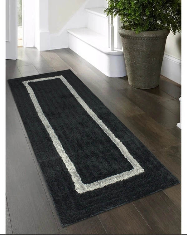 Story@Home Aqua Door Mat  - 24 x 48 inches