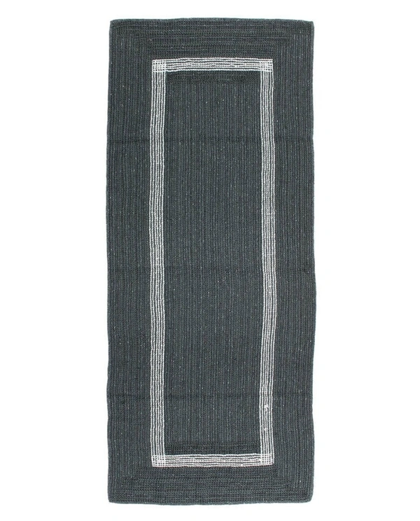 Story@Home Aqua Door Mat  - 24 x 48 inches