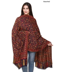 Muffle Assorted Viscose Textured Shawl  - assorted, 70