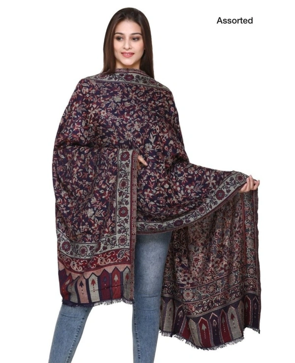 Muffle Assorted Viscose Textured Shawl  - 70
