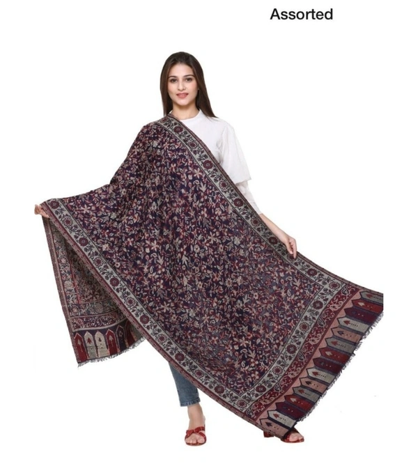 Muffle Assorted Viscose Textured Shawl  - 70