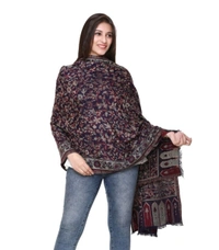 Muffle Assorted Viscose Textured Shawl  - 70