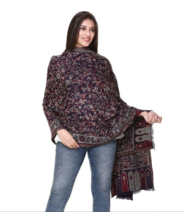 Muffle Assorted Viscose Textured Shawl  - 70