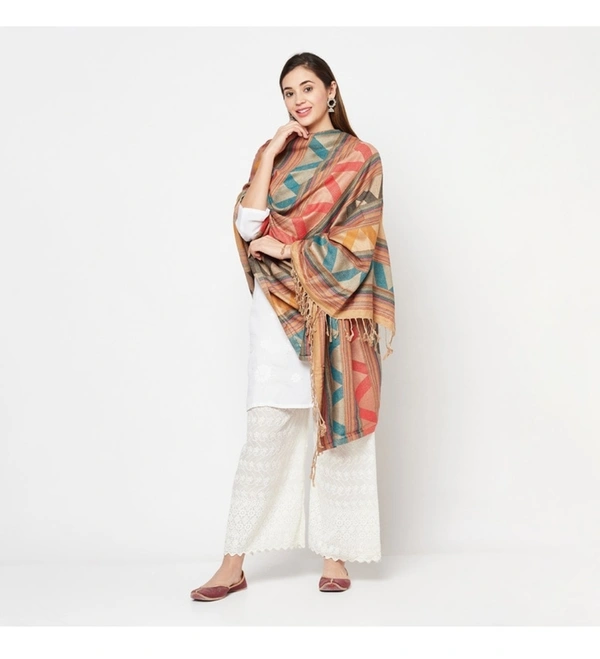 Acrylic Blend Printed Shawl - 80