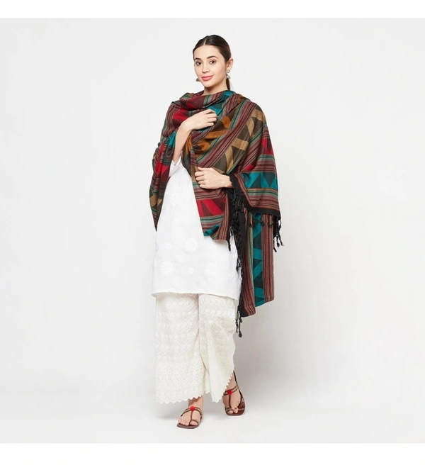 Acrylic Blend Printed Shawl - 80