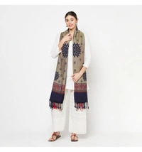 Acrylic Blend Floral Printed Shawl - 80